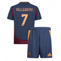 AS Roma Lorenzo Pellegrini #7 3rd trikot Kinder 2024-25 Kurzarm (+ Kurze Hosen)